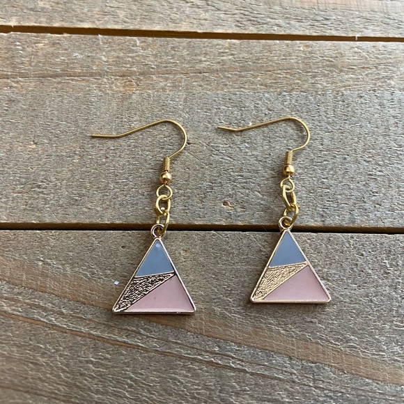 handmade Jewelry - ❗️1 LEFT❗️3 for $25 Multi-Colored Triangle